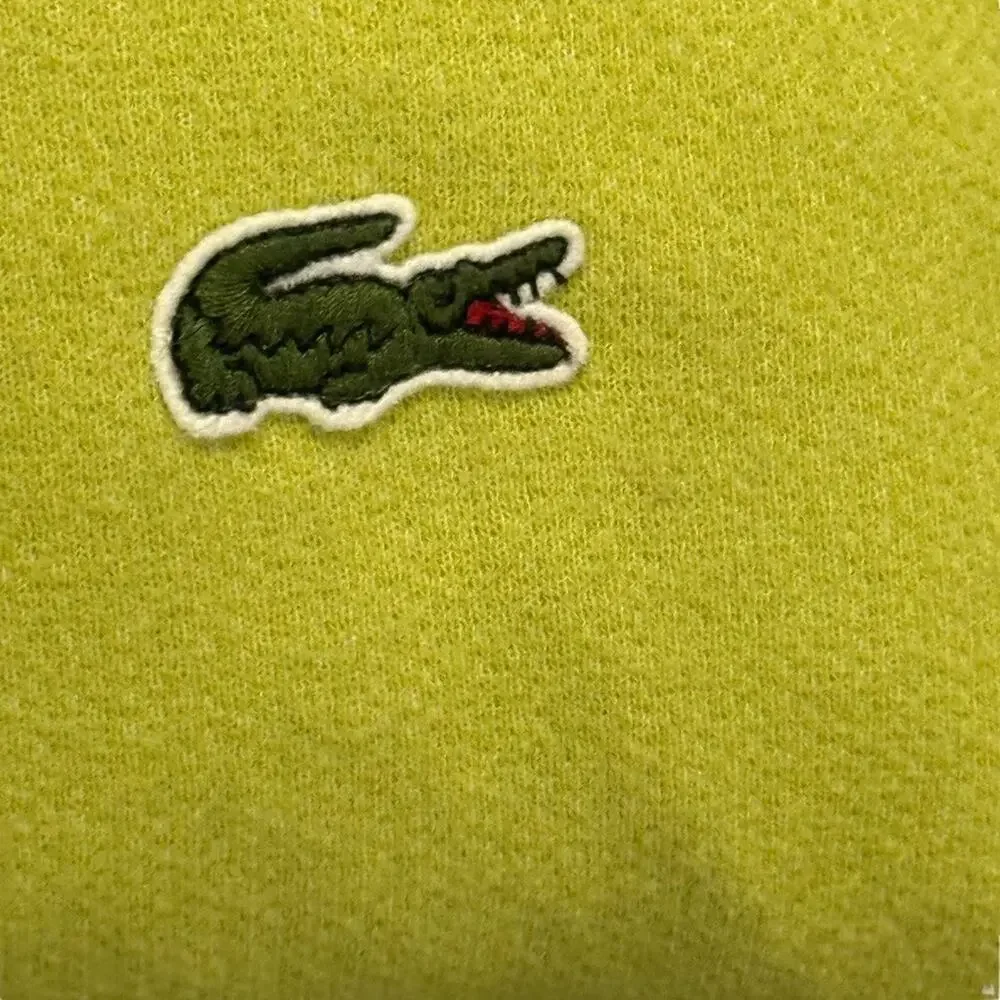 Lacoste Green Throw Pillow With Insert Cotton 18